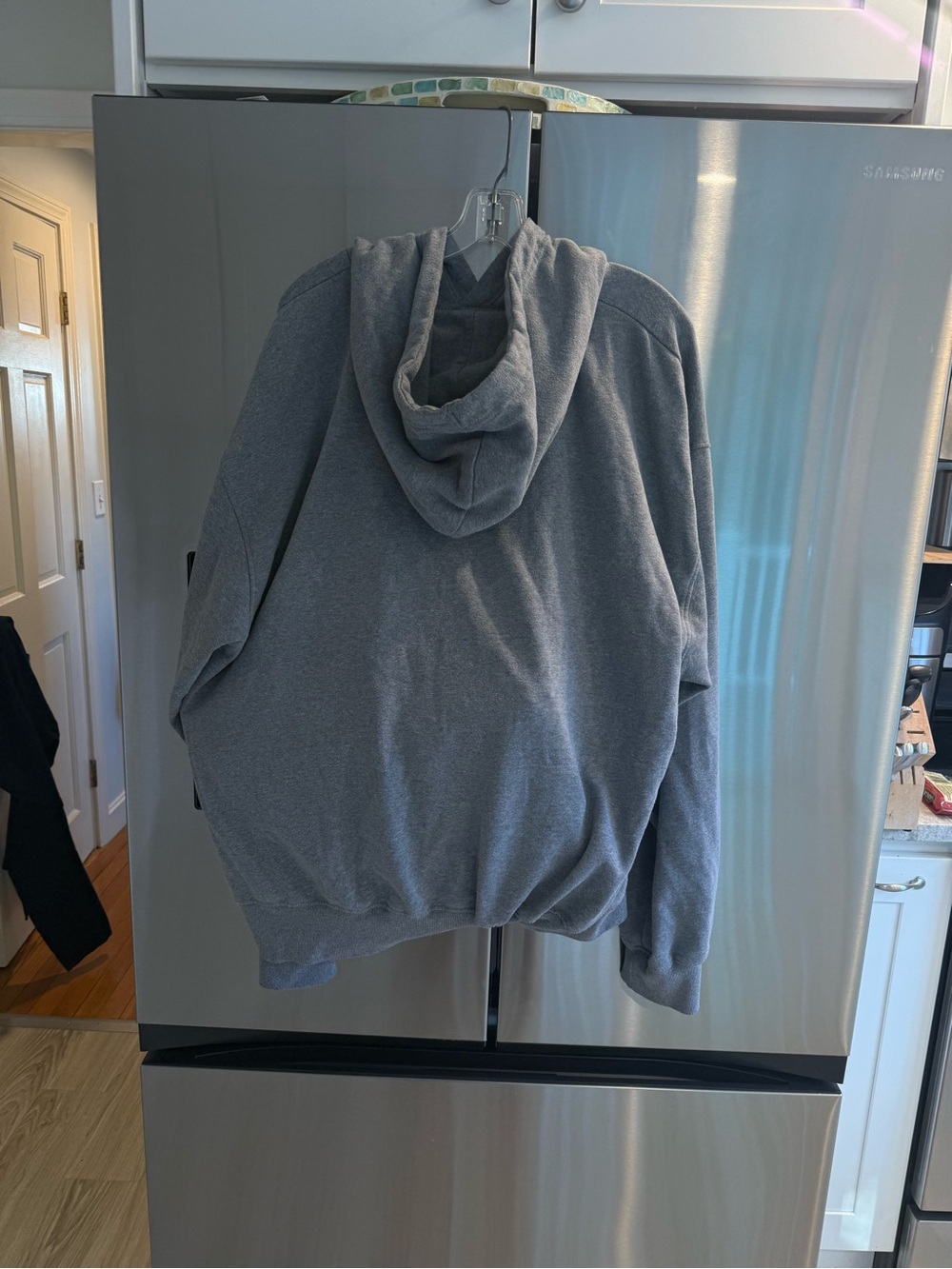 The North Face Men's Heather Gray Pullover Hoodie - Picture 2 of 3